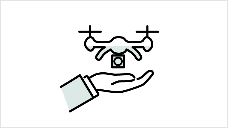 ドローン賠償保険加入済み